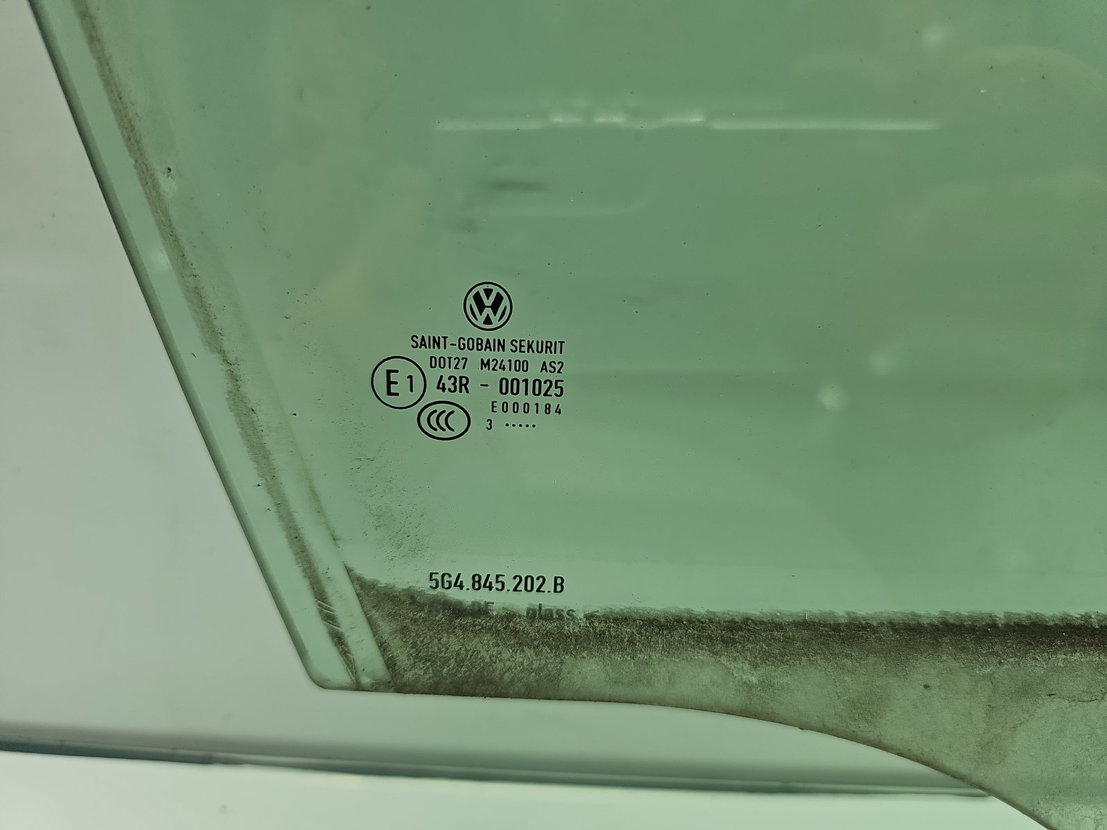 Geam usa dreapta fata Volkswagen Golf 7 (5G) [Fabr 2014-prezent] OEM - imagine 2