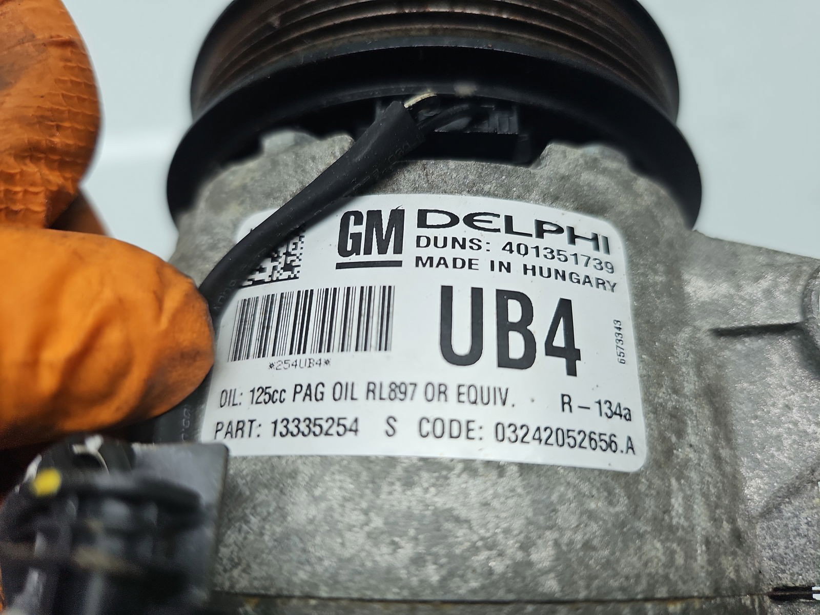 Compresor clima Opel Meriva B [Fabr 2010-2017] 13335254 1.6 Benz A16XER 85KW / 115CP - imagine 2