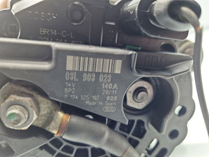 Alternator Volkswagen Tiguan (5N) [Fabr 2007-2016] 03L903023 1.6 TDI CAYC 77KW / 105CP