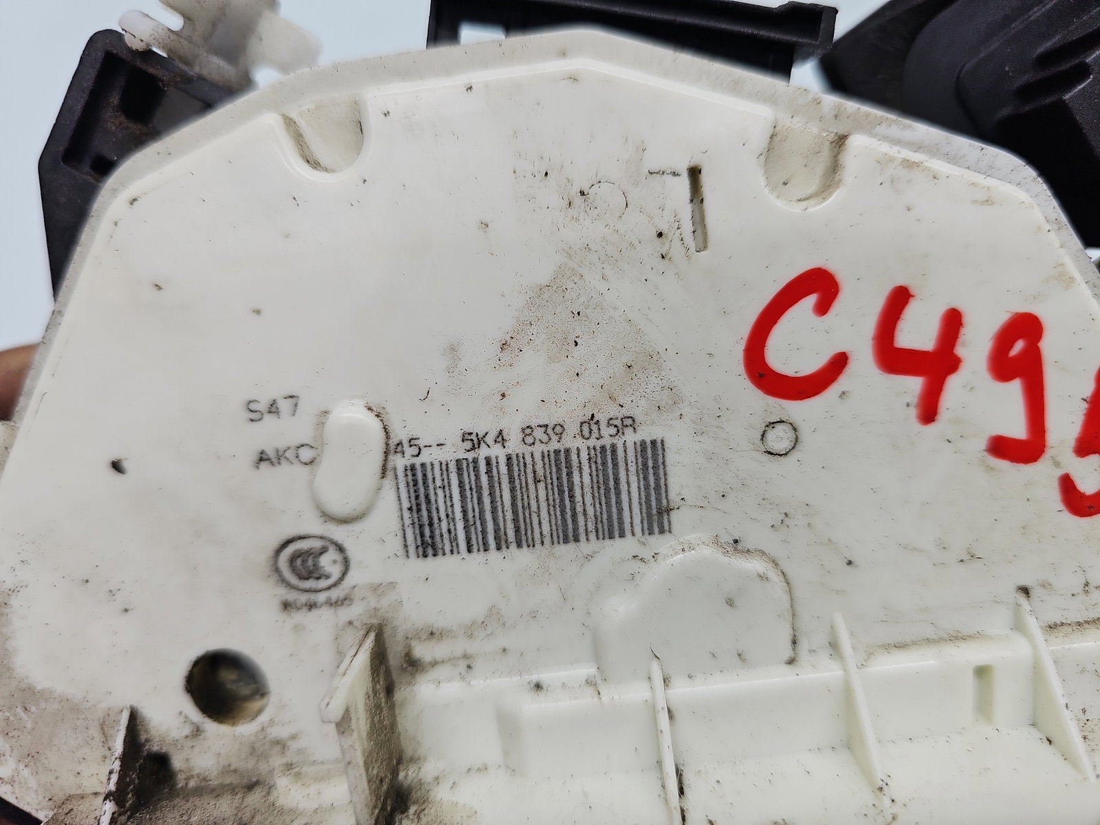 Broasca usa stanga spate Volkswagen Golf 7 (5G) [Fabr 2014-prezent] 5K4839015R - imagine 4