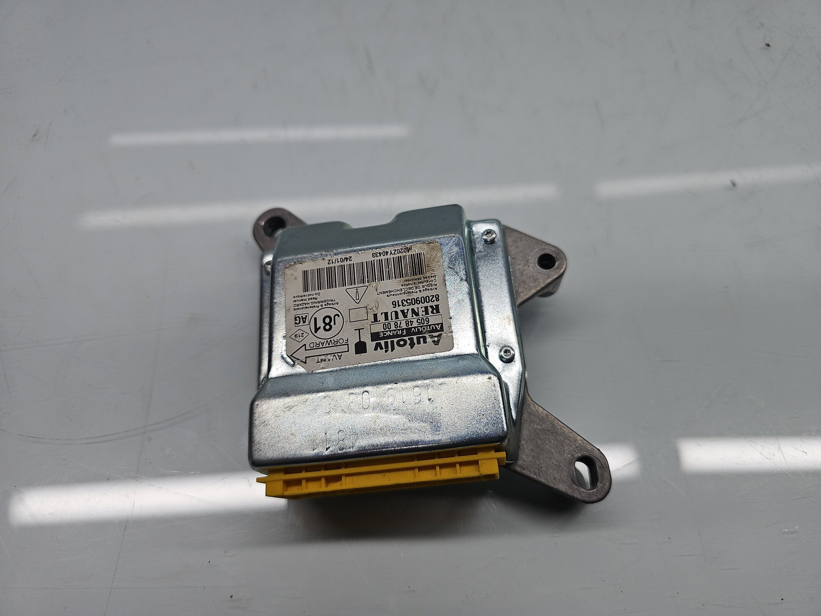 Calculator airbag Renault Espace 4 [Fabr 2002-2014] 8200905316 2.0 dCi M9R780 110KW / 150CP - imagine 1