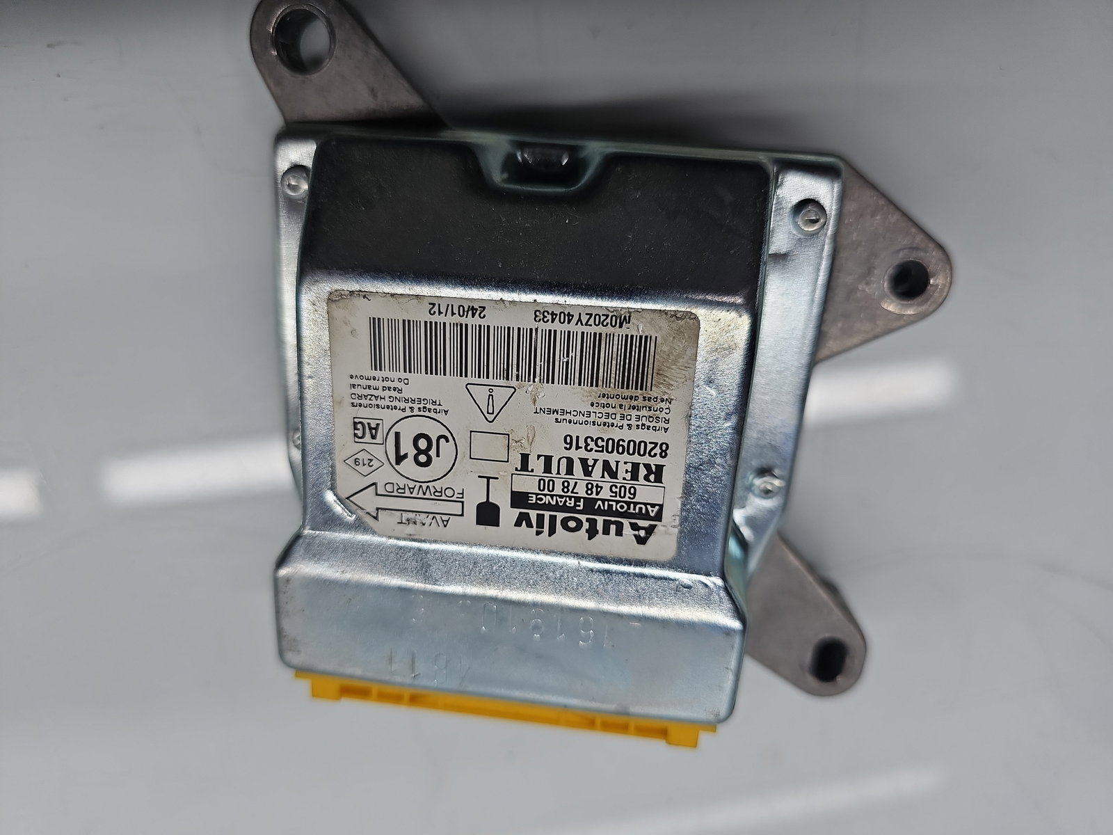 Calculator airbag Renault Espace 4 [Fabr 2002-2014] 8200905316 2.0 dCi M9R780 110KW / 150CP - imagine 4