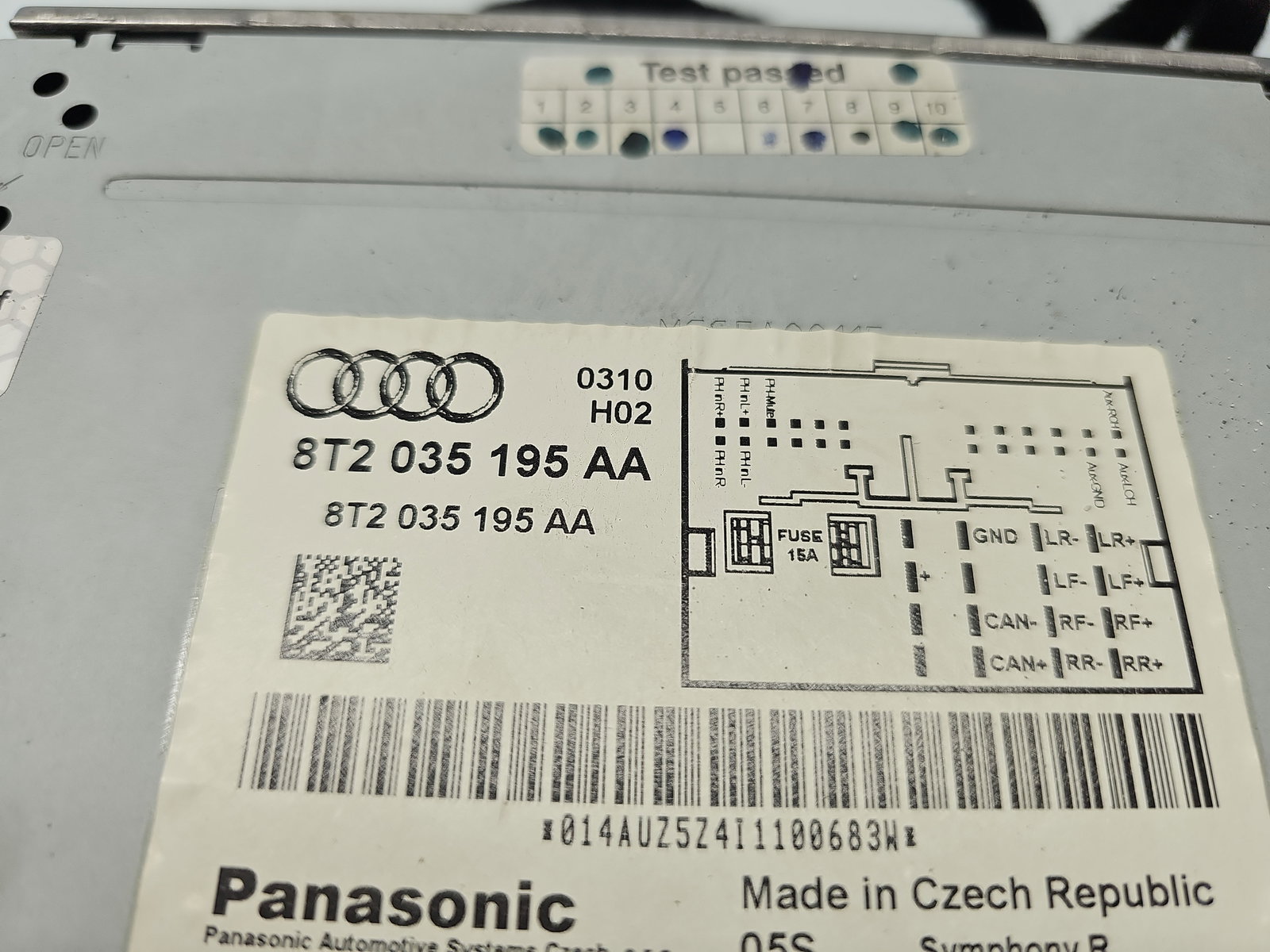 Radio CD AUDI A4 (8K5, B8) Avant [Fabr 2008-2015] 8T2035195AA - imagine 6