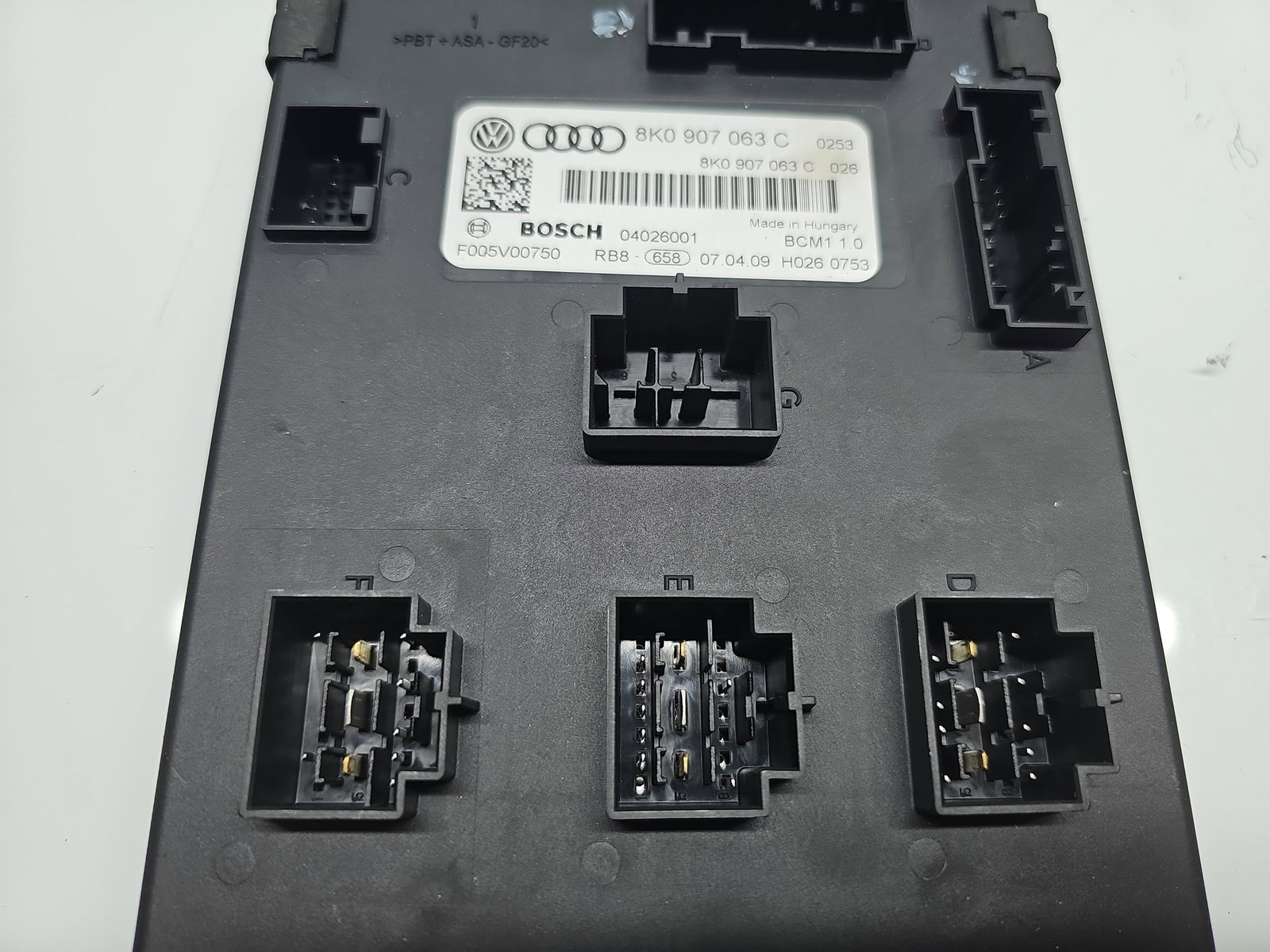 Modul control BCM AUDI A4 (8K5, B8) Avant [Fabr 2008-2015] 8K0907063C - imagine 2