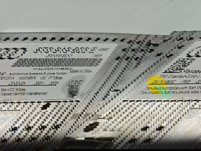  Display bord AUDI A4 (8K5, B8) Avant [Fabr 2008-2015] 8T0919603E