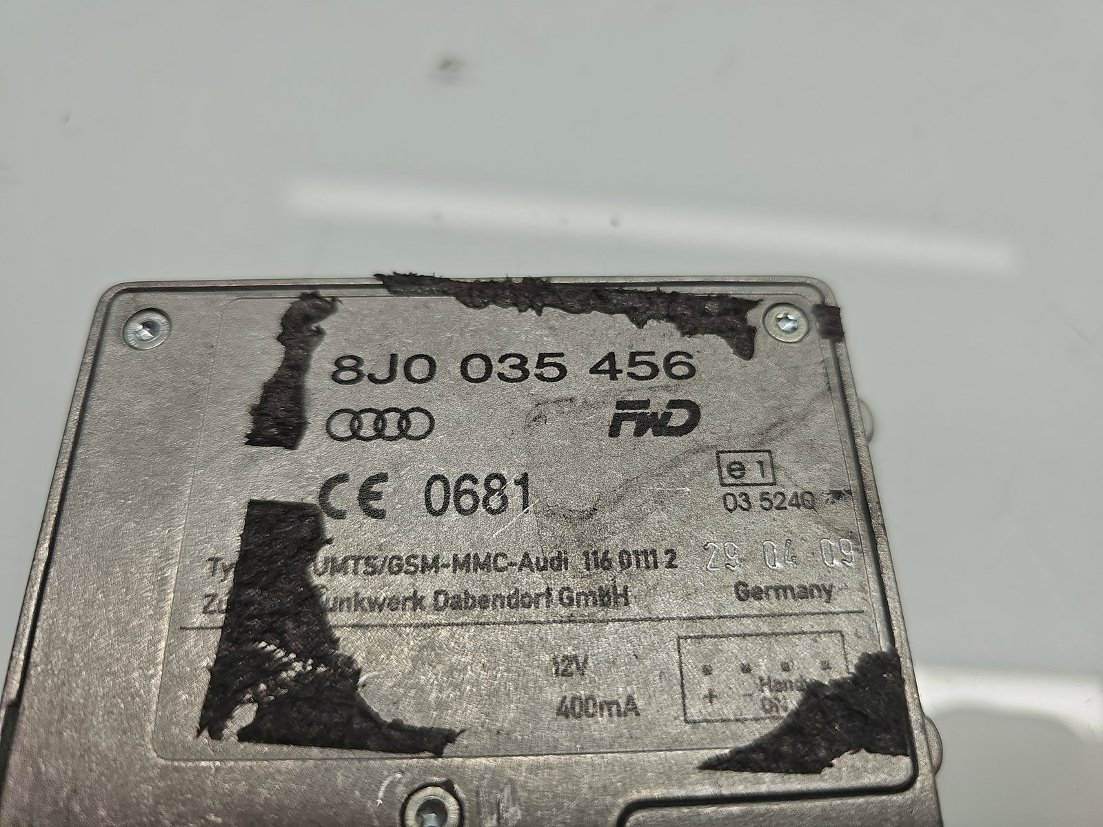 Amplificator antena AUDI A4 (8K5, B8) Avant [Fabr 2008-2015] 8J0035456 - imagine 5
