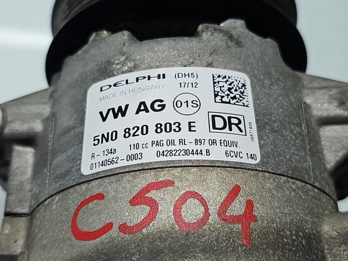 Compresor clima  Volkswagen Passat CC (358) [Fabr 2012-2016] 5N0820803E 1.6 TDI CAYC 77KW / 105CP