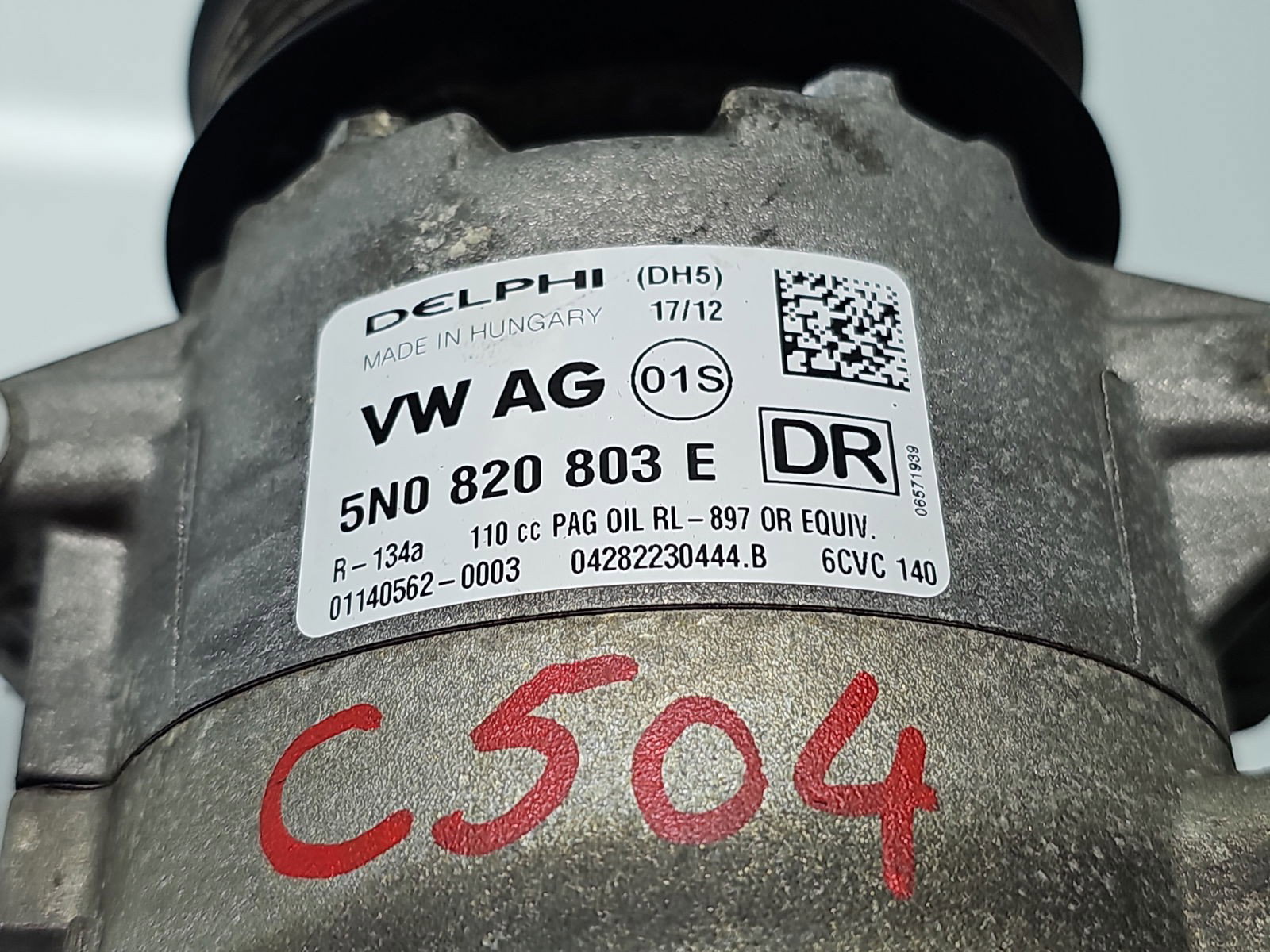 Compresor clima Volkswagen Passat CC (358) [Fabr 2012-2016] 5N0820803E 1.6 TDI CAYC 77KW / 105CP - imagine 2