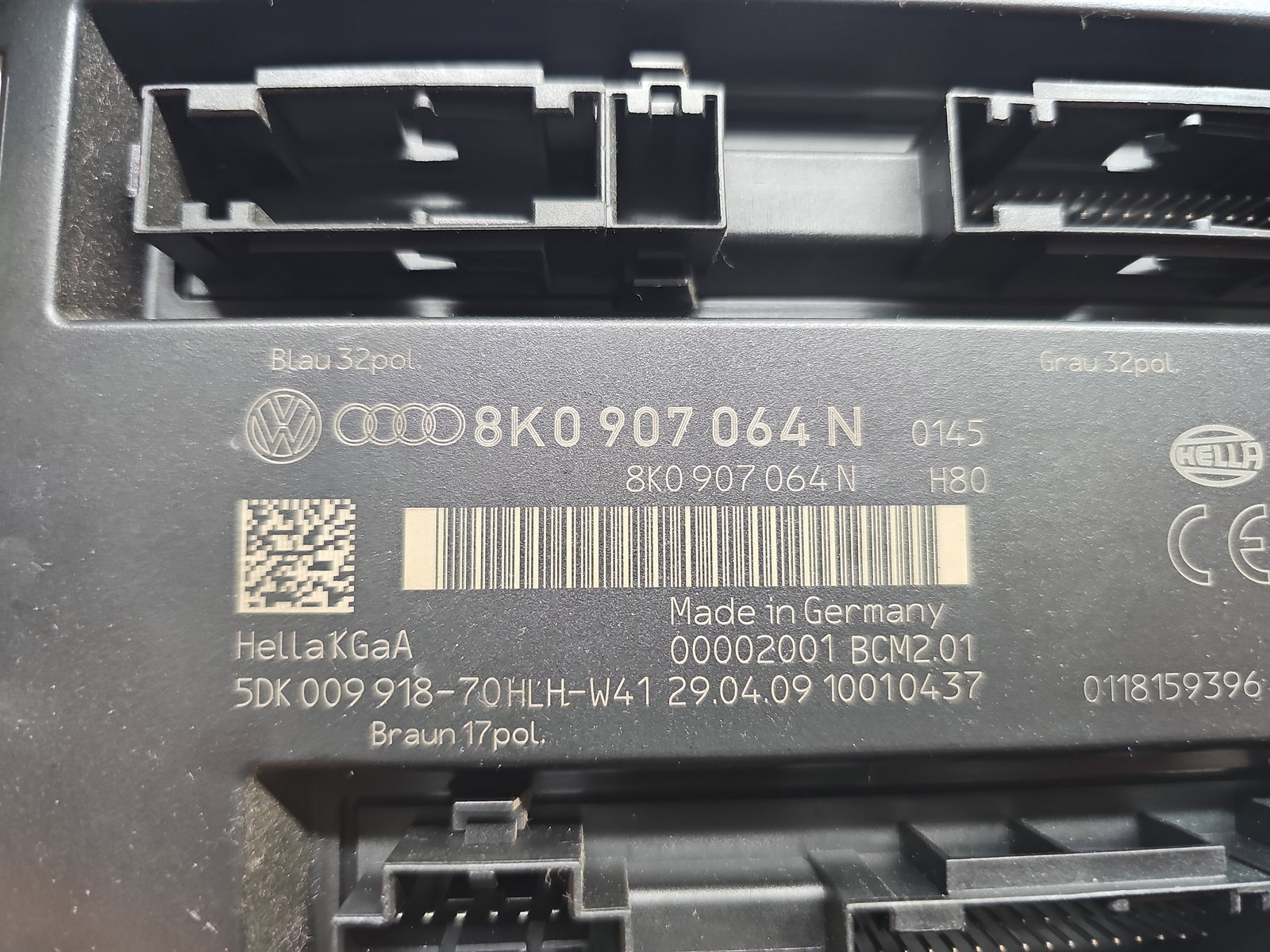 Modul confort AUDI A4 (8K5, B8) Avant [Fabr 2008-2015] 8K0907064N - imagine 5