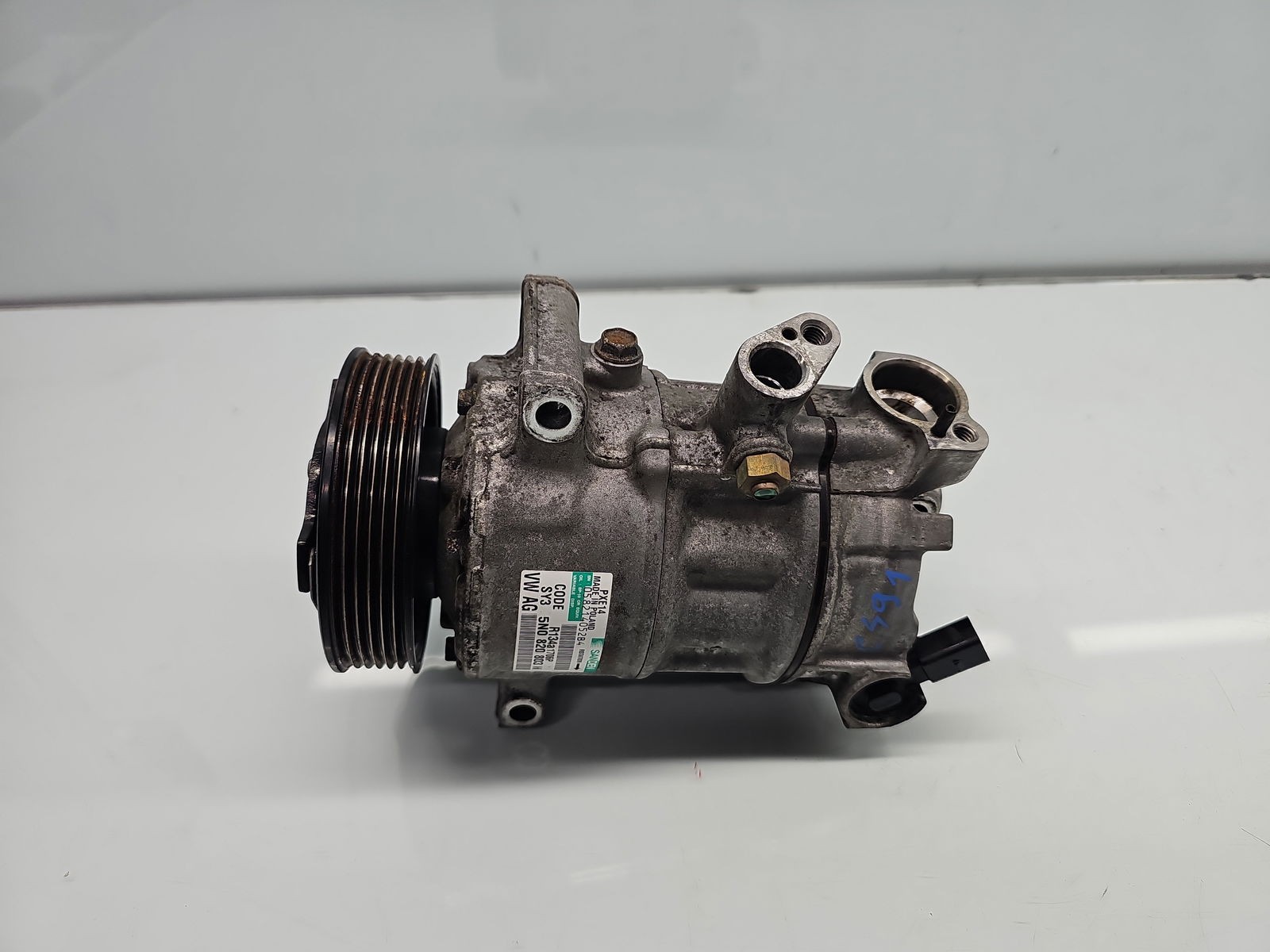 Compresor clima Volkswagen Tiguan (5N) [Fabr 2007-2016] 5N0820803H 1.6 TDI CAYC 77KW / 105CP - imagine 1