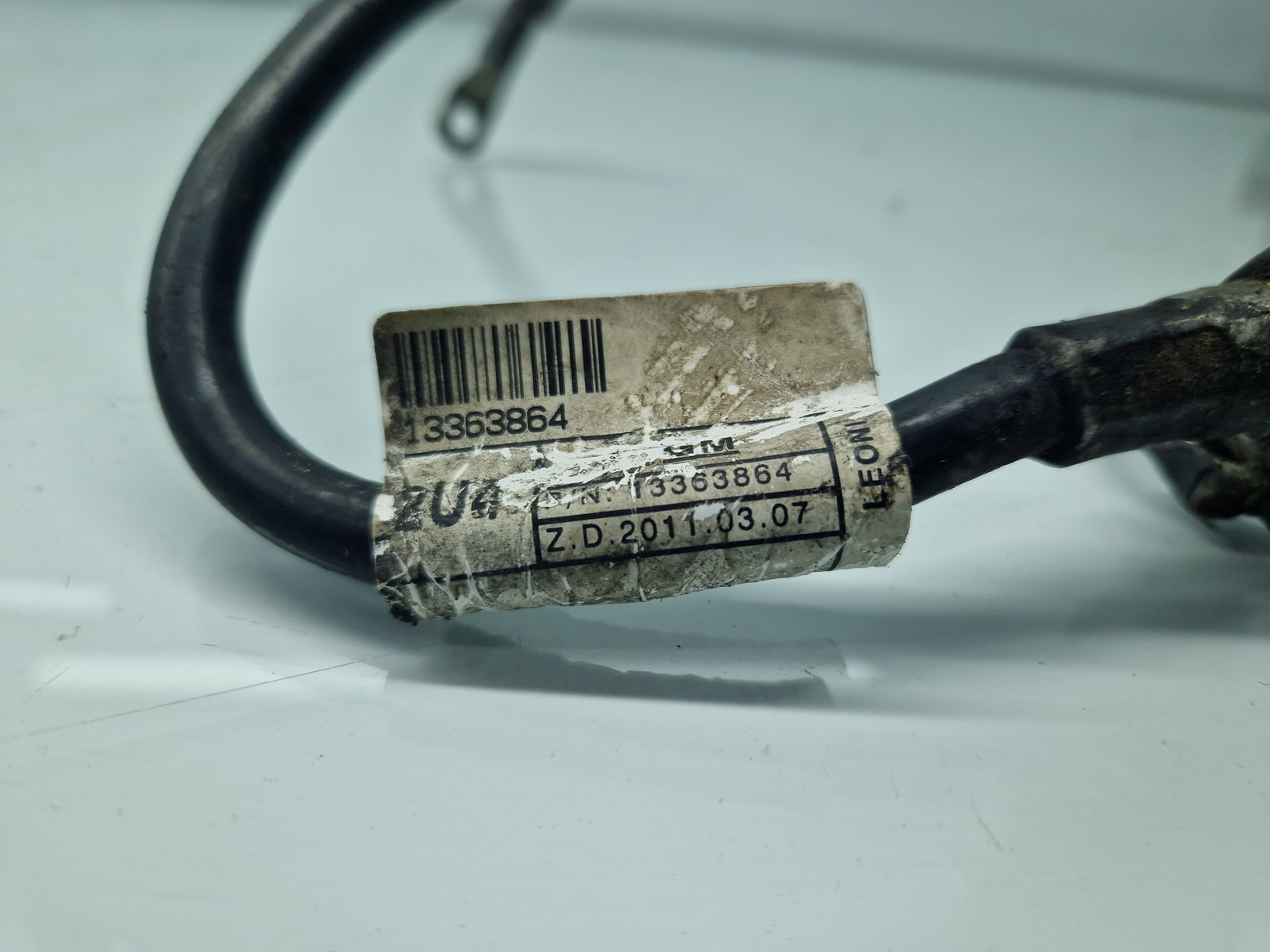 Borna baterie (-) Opel Astra J [Fabr 2009-2015] 13363864 - imagine 4