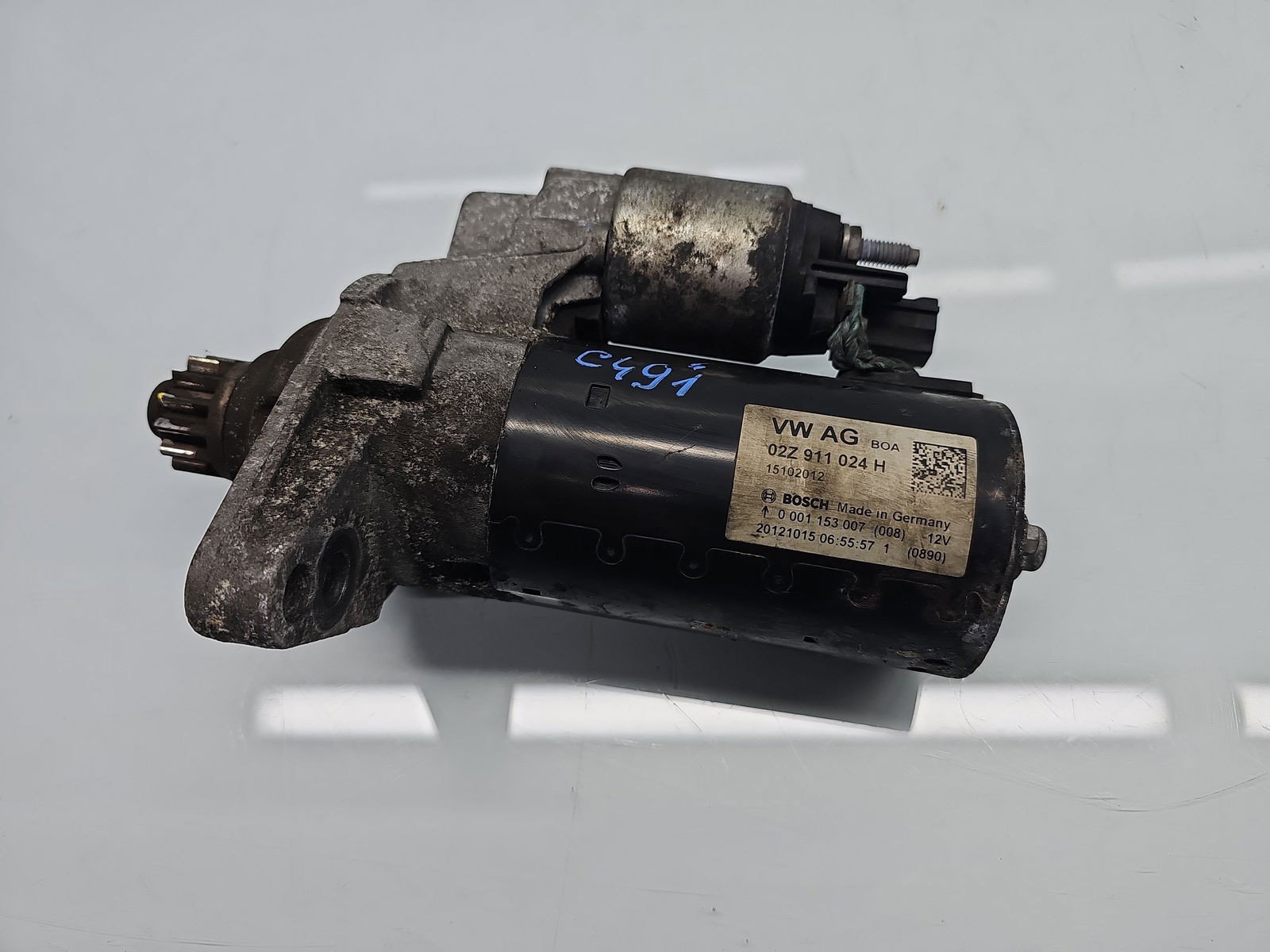 Electromotor 12 dinti Volkswagen Beetle (5C1) [Fabr 2011-prezent] 02Z911024H 1.6 TDI CAYC 77KW / 105CP - imagine 2