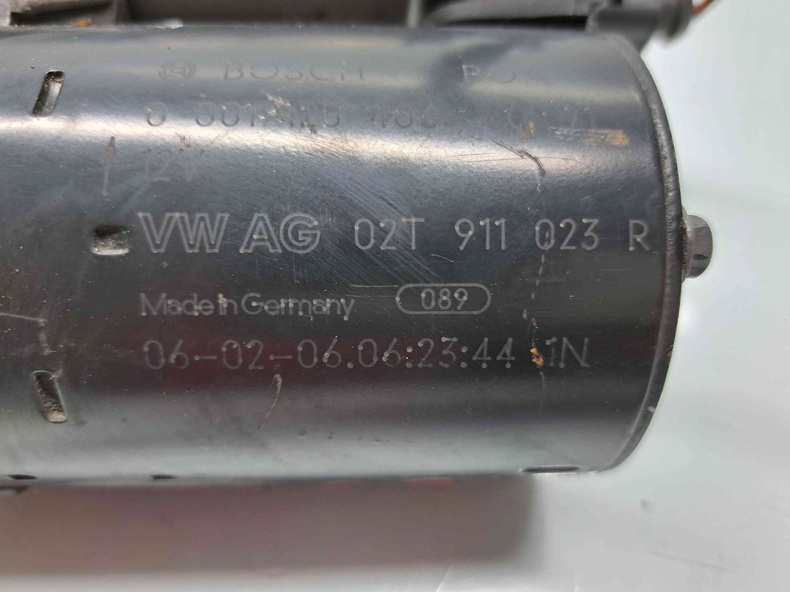 Electromotor 10 dinti Skoda Roomster (5J) [Fabr 2006-2015] 02T911023R 1.4 Benz BKY55KW / 75CP - imagine 4