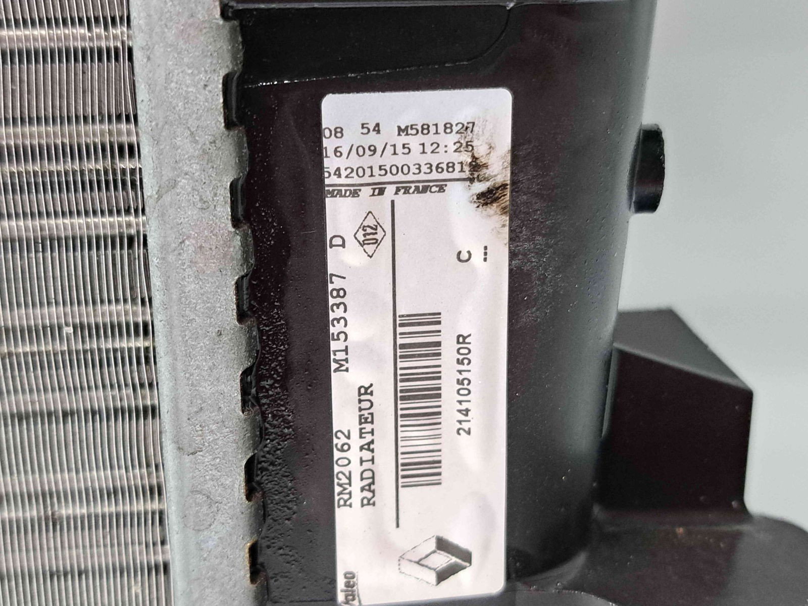 Radiator apa Renault Scenic 3 [Fabr 2009-2015] 214105150R 1.5 dCi K9K656 81KW / 110CP - imagine 2