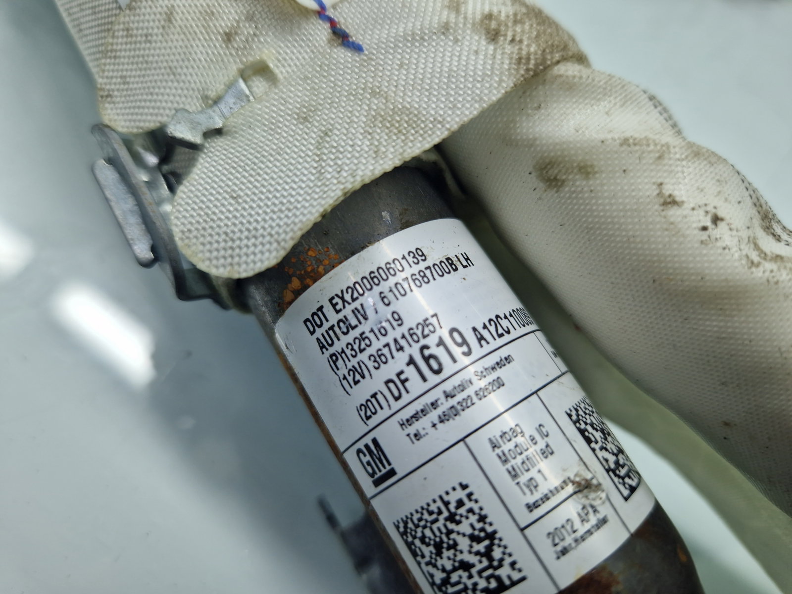 Airbag cortina stanga Opel Astra J [Fabr 2009-2015] 13251619 - imagine 4