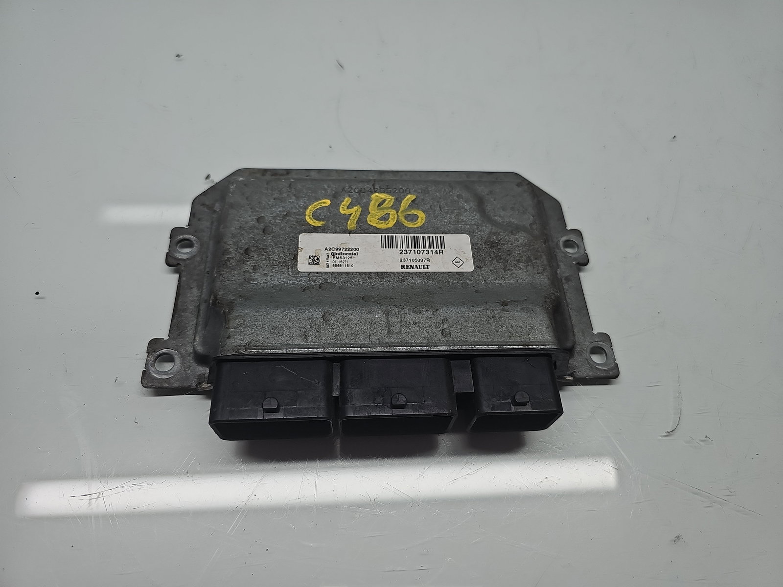 Calculator motor ECU Renault Clio 4 (B98) Hatchback [Fabr 2012-2020] 237107314R 1.2 Benz D4F740 55KW / 75CP - imagine 1