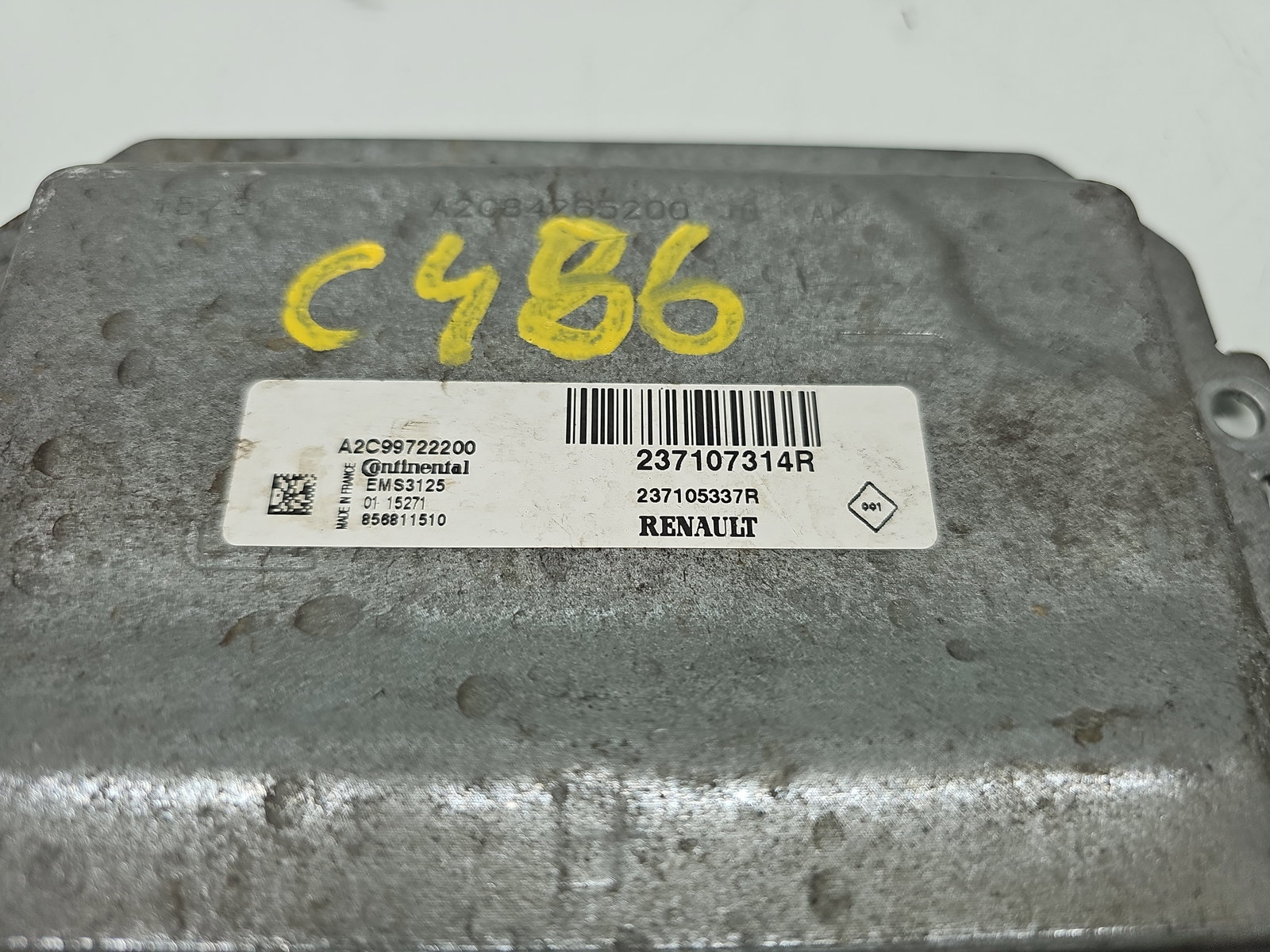Calculator motor ECU Renault Clio 4 (B98) Hatchback [Fabr 2012-2020] 237107314R 1.2 Benz D4F740 55KW / 75CP - imagine 4