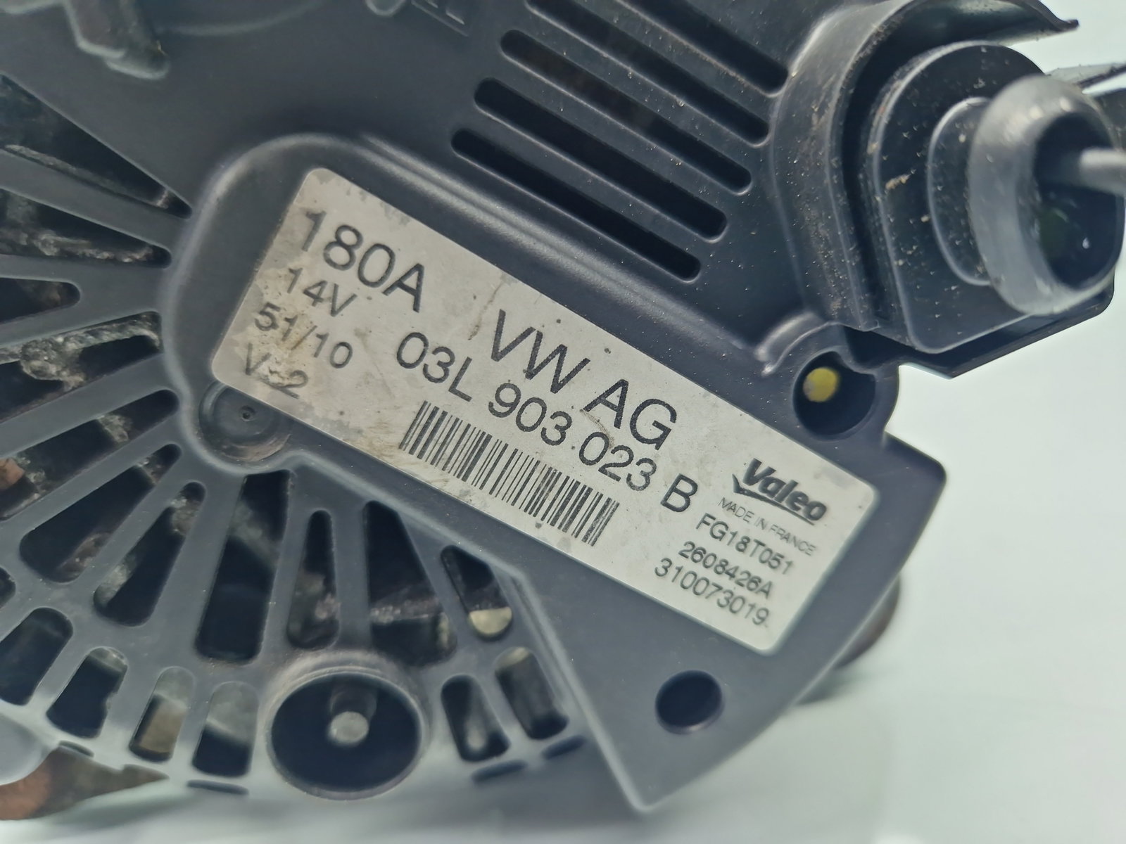 Alternator Volkswagen Passat CC (357) [Fabr 2008-2012] 03L903023 2.0 TDI CFFB 103KW / 140CP - imagine 5