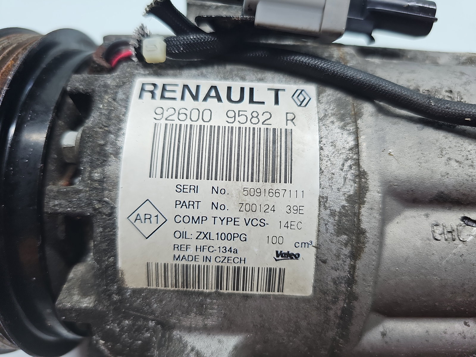 Compresor clima Renault Clio 4 (B98) Hatchback [Fabr 2012-2020] 926009582R 1.2 Benz D4F740 55KW / 75CP - imagine 6