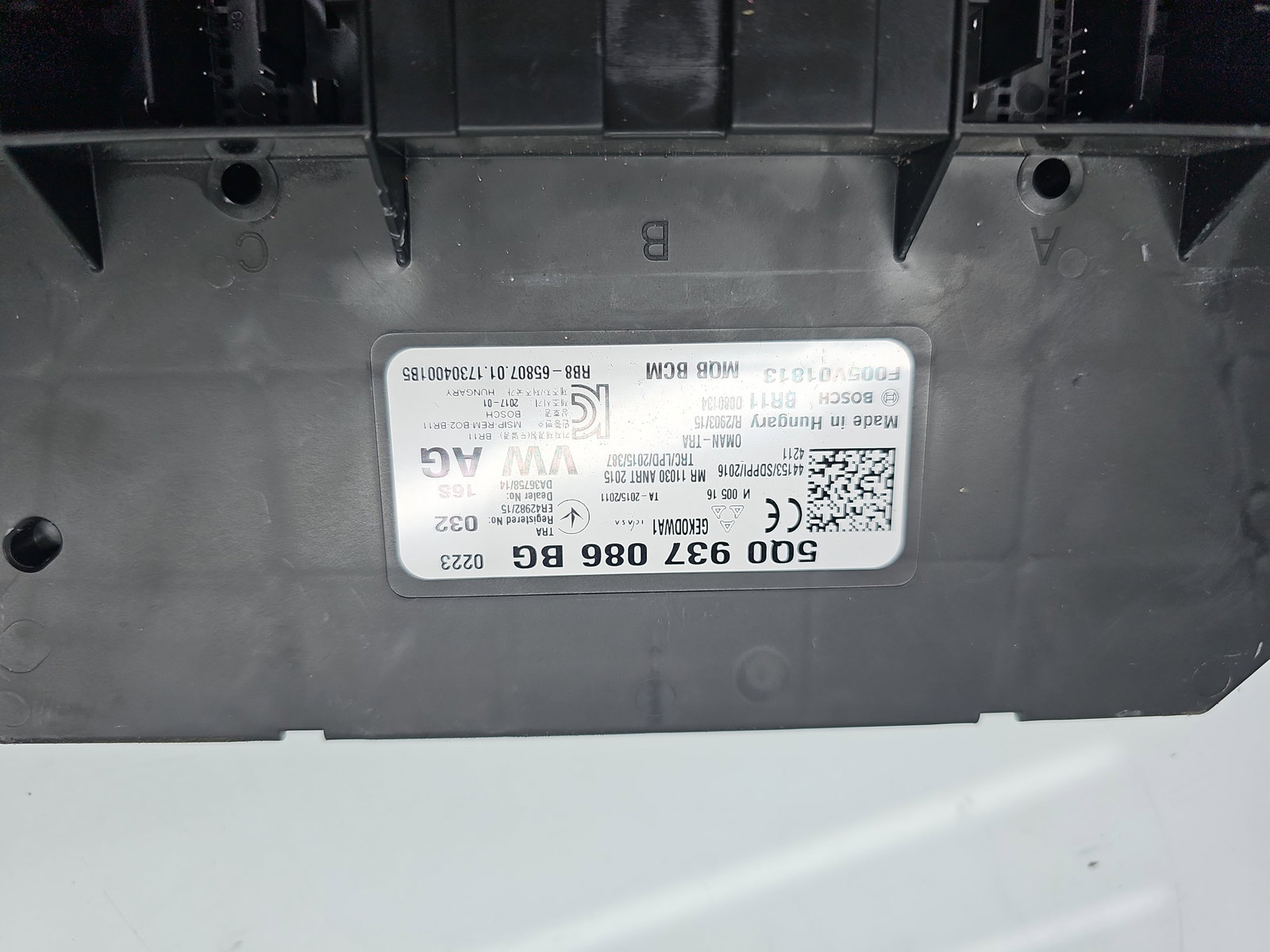 Modul control BCM Volkswagen Passat B8 Variant (3G5) [Fabr 2015-prezent] 5Q0937086BG - imagine 3