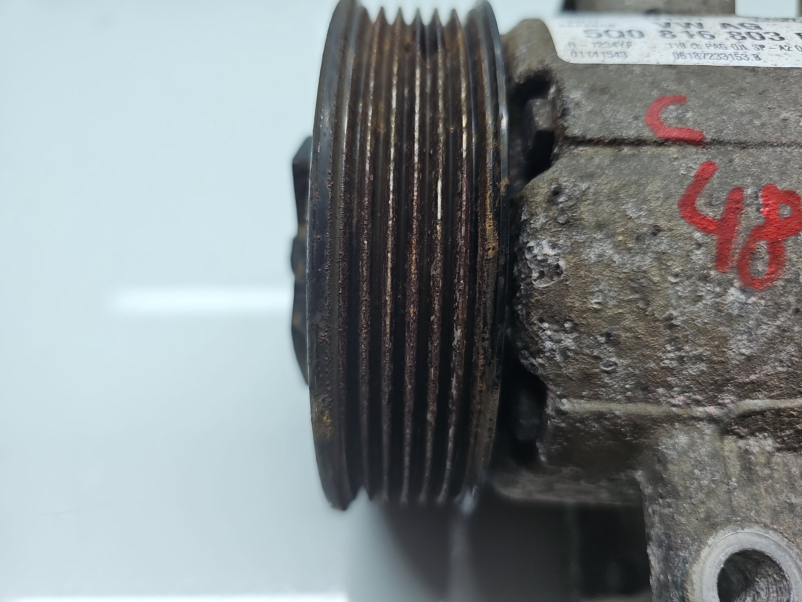 Compresor clima Seat Leon (5F1) [Fabr 2012-2018] 5Q0816803B 2.0 TDI CZEA 110KW / 150CP - imagine 3