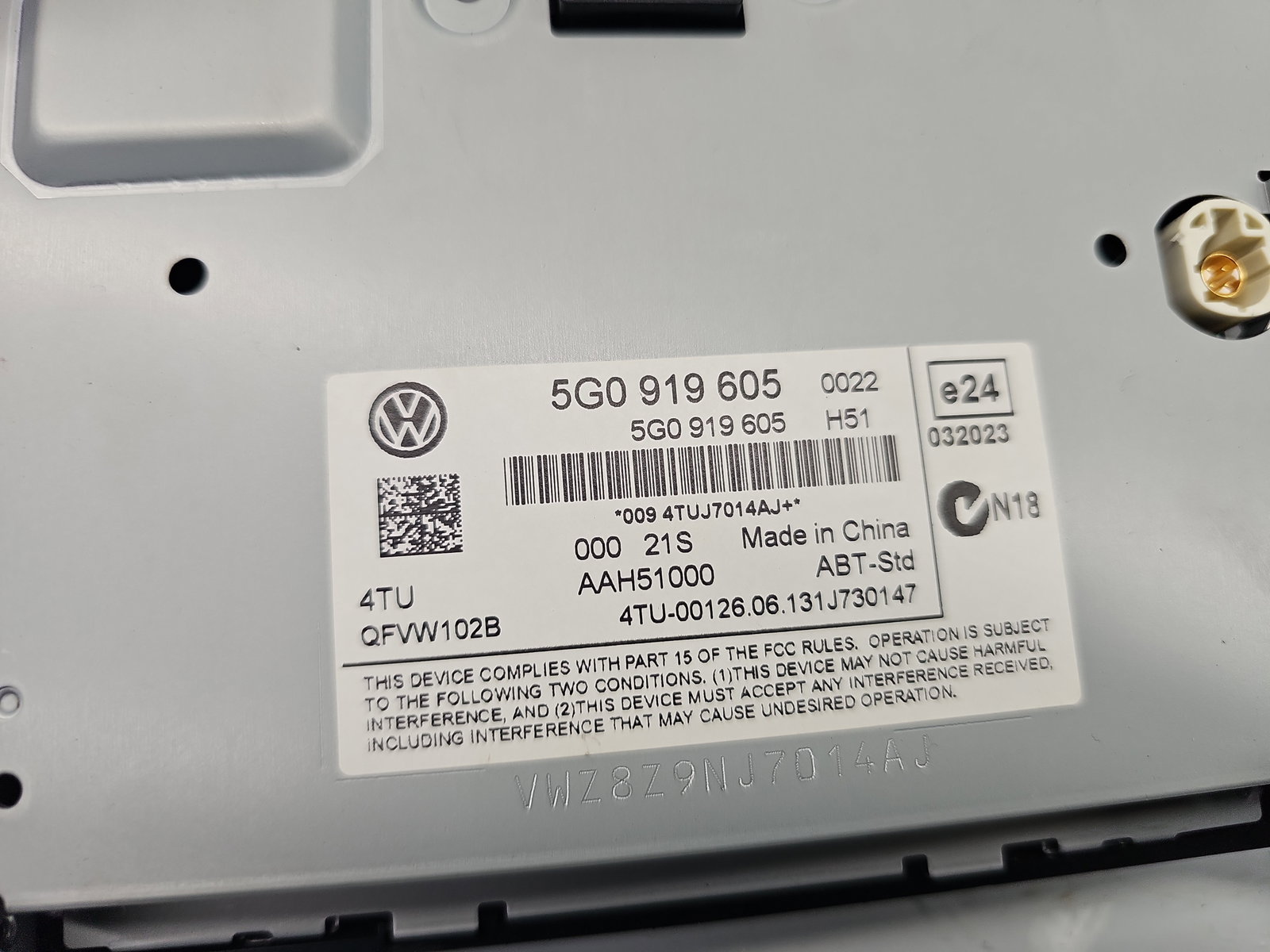 Radio CD cu navigatie Volkswagen Golf 7 (5G) [Fabr 2014-prezent] 5G0919605 - imagine 4