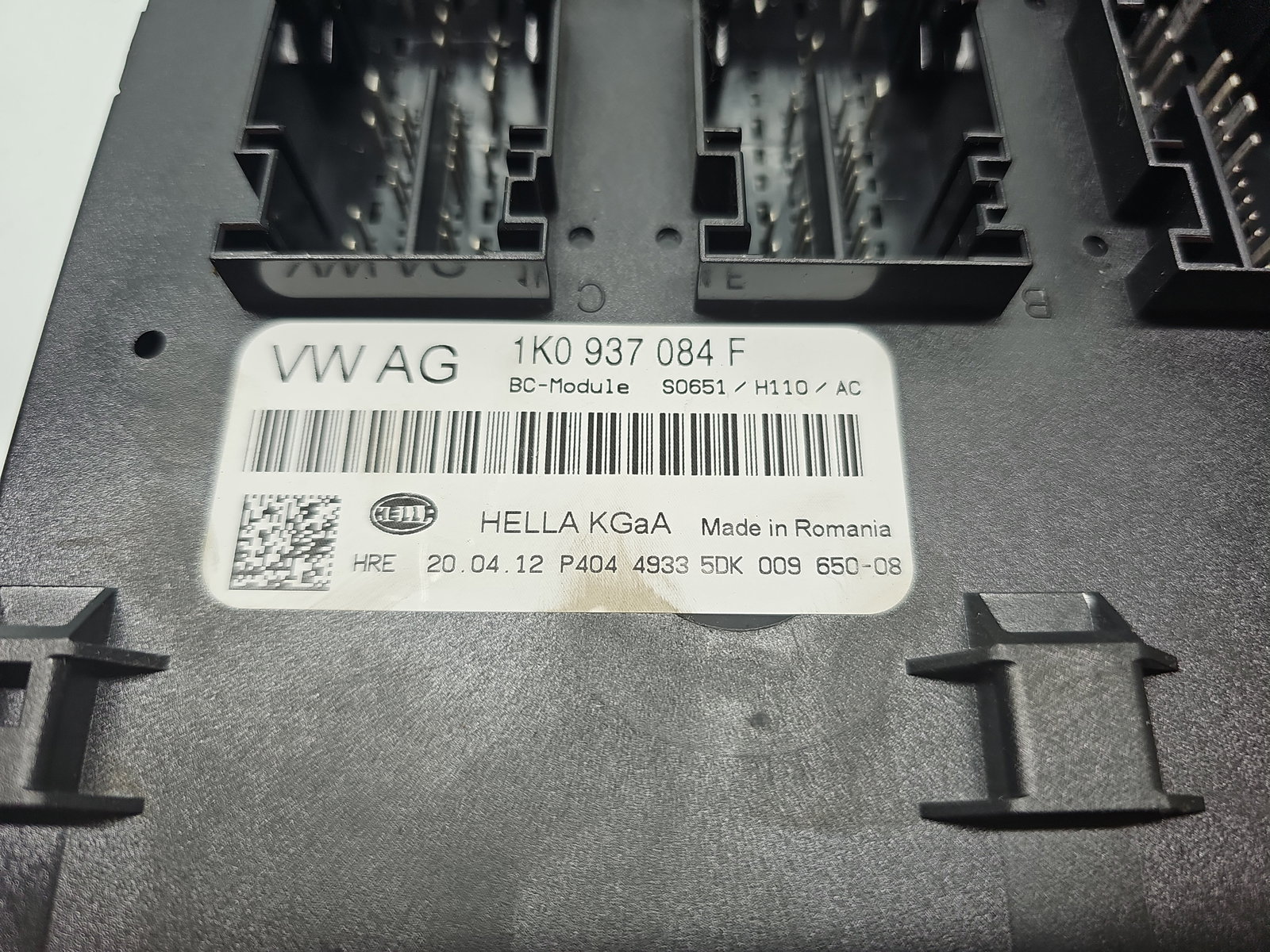 Modul control BCM Volkswagen Golf 6 (5K1) [Fabr 2009-2013] 1K0937084F - imagine 4