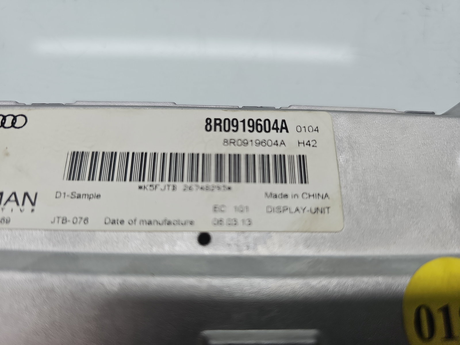 Display bord AUDI A5 (8T3) [Fabr 2007-2015] 8R0919604A - imagine 5