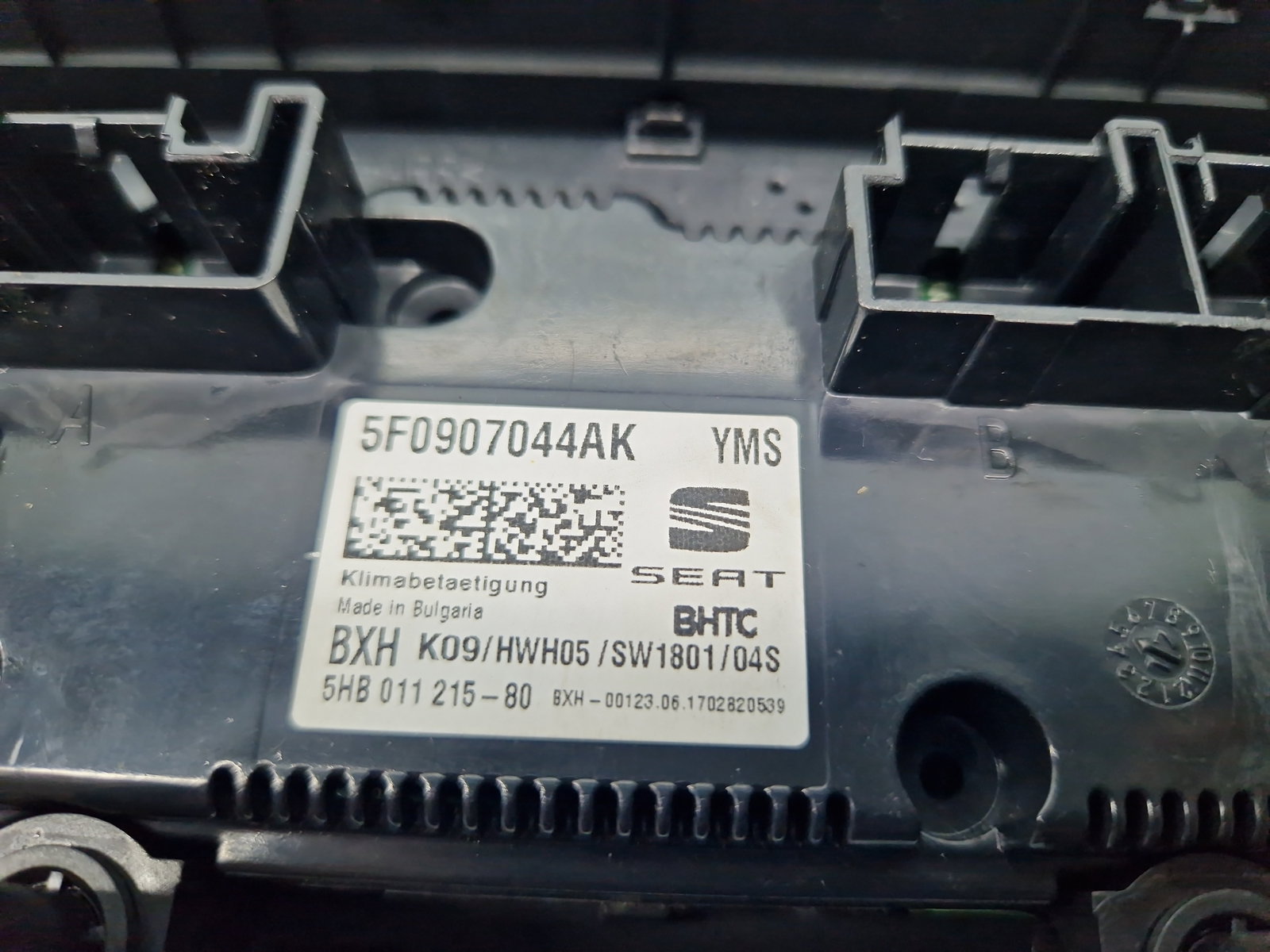 Panou comanda clima Seat Leon (5F1) [Fabr 2012-2018] 5F0907044AK - imagine 5