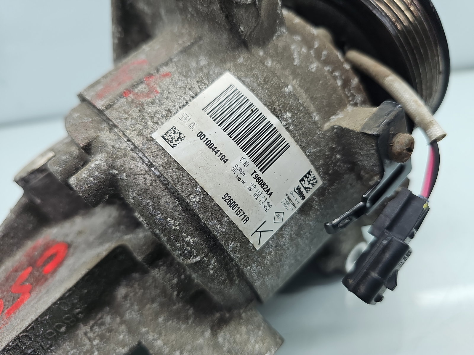 Compresor clima Dacia Logan II MCV BK (K52) [Fabr 2013-2022] Facelift 926001571R 1.5 dCi K9KU87 70KW / 95CP - imagine 5