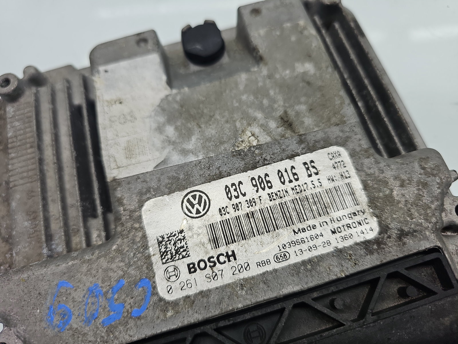 Calculator motor ECU Volkswagen Scirocco (137) Coupe [Fabr 2008-2017] 03C906016BS 1.4 TSI CAXA 90KW / 122CP - imagine 4