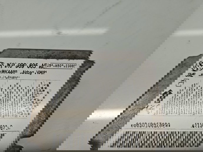 Calculator airbag Volkswagen Scirocco (137) Coupe [Fabr 2008-2017] 1K0909605AE 1.4 TSI CAXA 90KW / 122CP