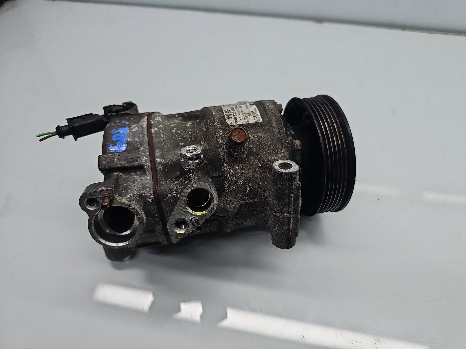 Compresor clima Volkswagen Scirocco (137) Coupe [Fabr 2008-2017] 5K0820803C 1.4 TSI CAXA 90KW / 122CP - imagine 2