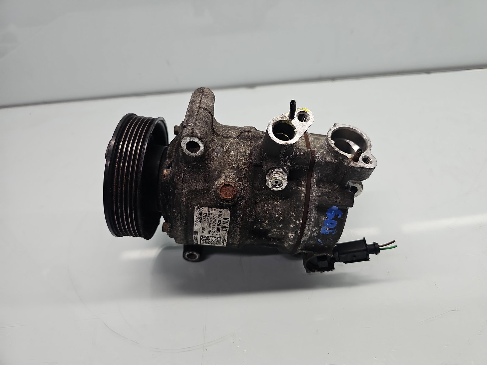 Compresor clima Volkswagen Scirocco (137) Coupe [Fabr 2008-2017] 5K0820803C 1.4 TSI CAXA 90KW / 122CP - imagine 3