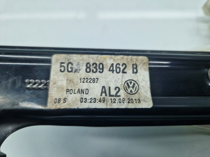 Macara electrica geam dreapta spate Volkswagen Golf 7 (5G) [Fabr 2014-prezent] 5G4839462B