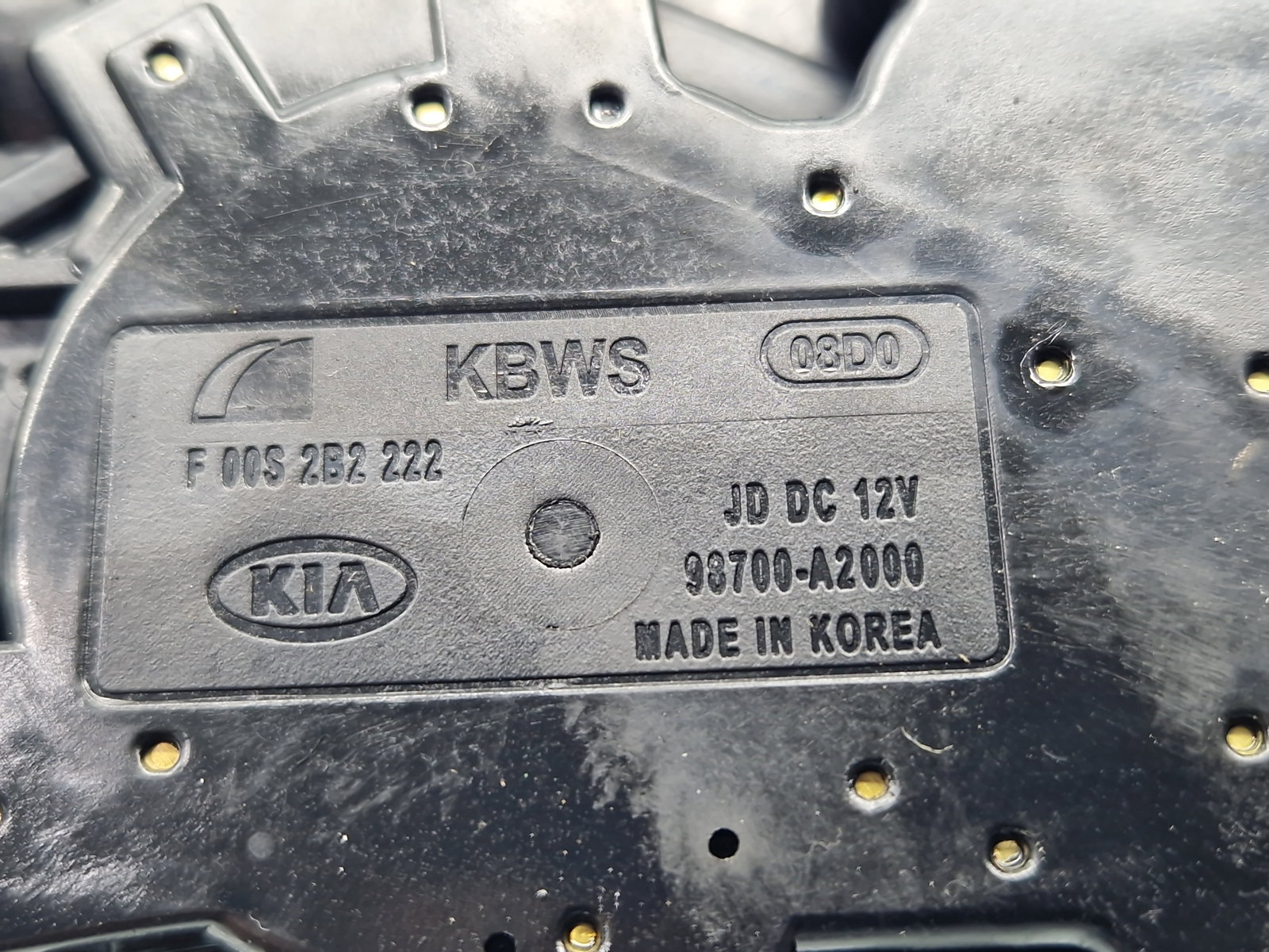 Motoras stergator haion KIA Ceed (JD) [Fabr 2012-2018] 98700A2000 - imagine 6