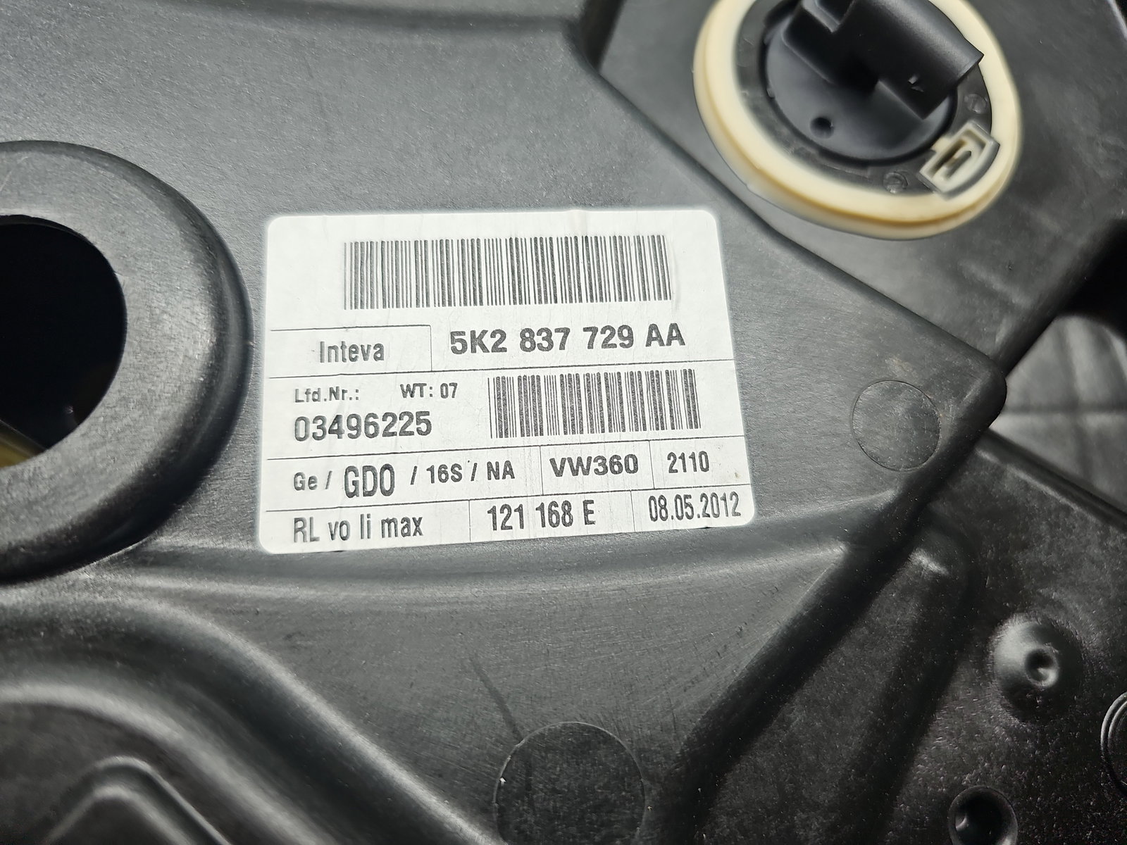 Macara electrica geam stanga fata Volkswagen Golf 6 (5K1) [Fabr 2009-2013] 5K2837729AA - imagine 4