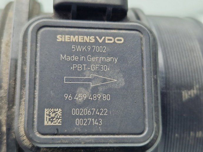 Debitmetru aer PEUGEOT 4007 [Fabr 2007-2012] 5WK97002 2.2 HDi 4HN 115KW / 156CP