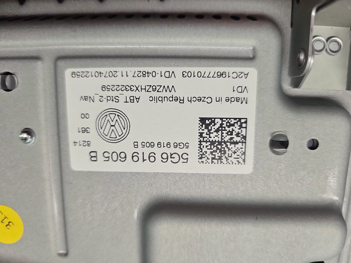  Radio CD cu navigatie Volkswagen Touran (5T1) R-line [Fabr 2015-prezent] 5G6919605B