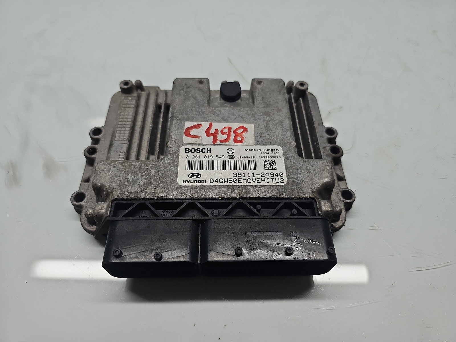 Calculator motor ECU Hyundai i30 (GD) [Fabr 2012-2017] 39111-2A940 1.6 CRDI D4FB 94KW / 128CP - imagine 1