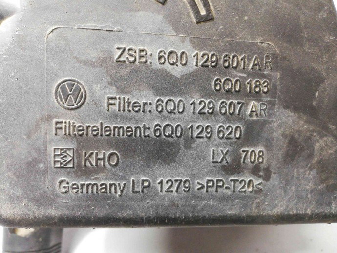 Carcasa filtru aer 6Q0129601AR Skoda Roomster (5) [Fabr 2006-2015] 1.4