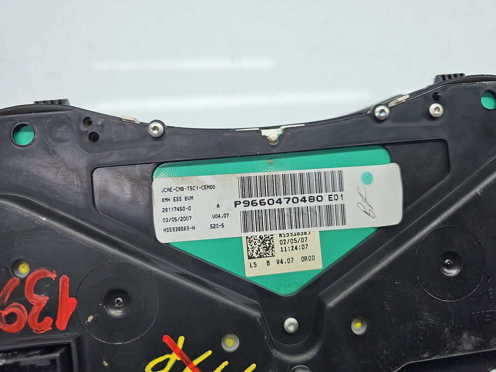 Ceas bord PEUGEOT 307 [Fabr 2000-2008] P9660470480 - imagine 4