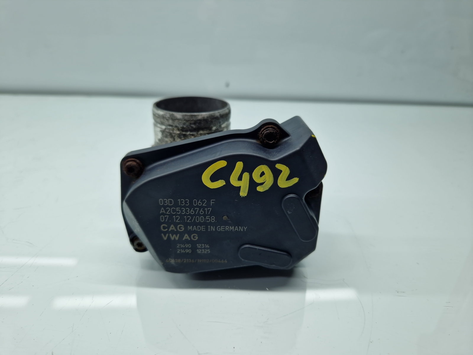 Clapeta acceleratie Volkswagen Polo (6R) [Fabr 2009-2016] 03D133062F 1.2 Benz CGPB 44KW / 60CP - imagine 2