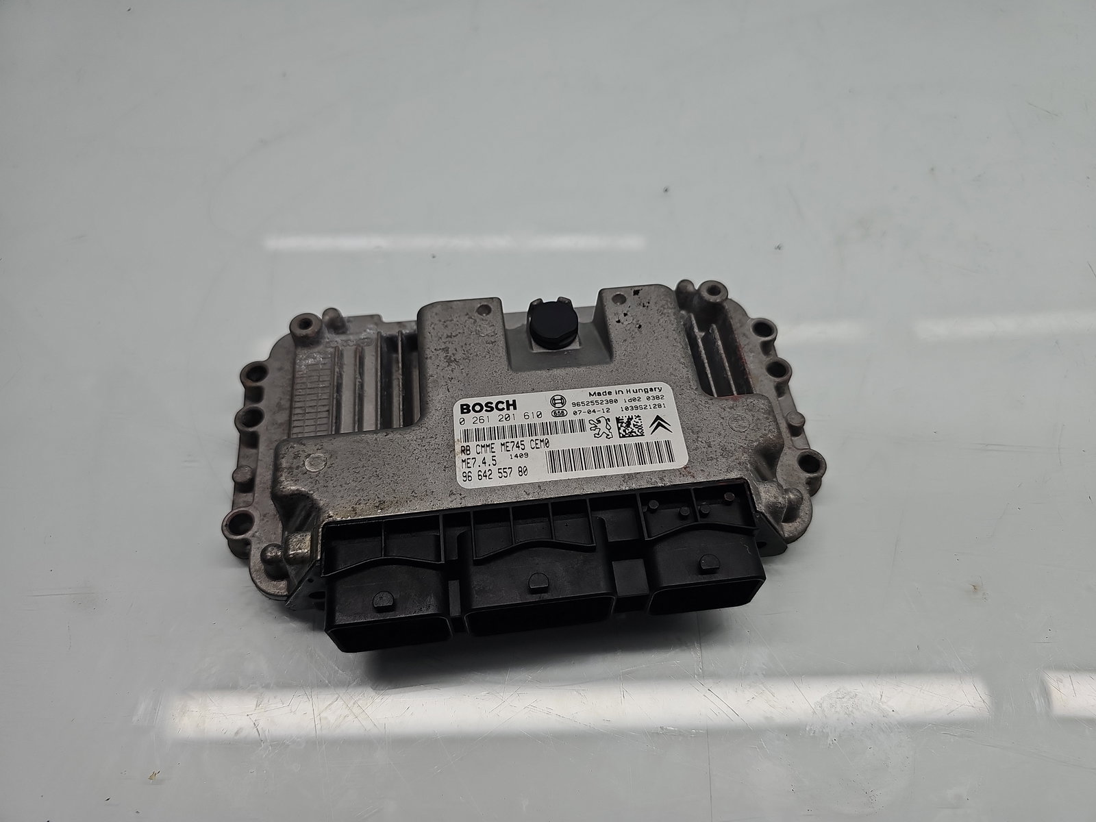 Calculator motor ECU PEUGEOT 307 [Fabr 2000-2008] 9664255780 1.6 HDI NFU 80KW / 109CP - imagine 1
