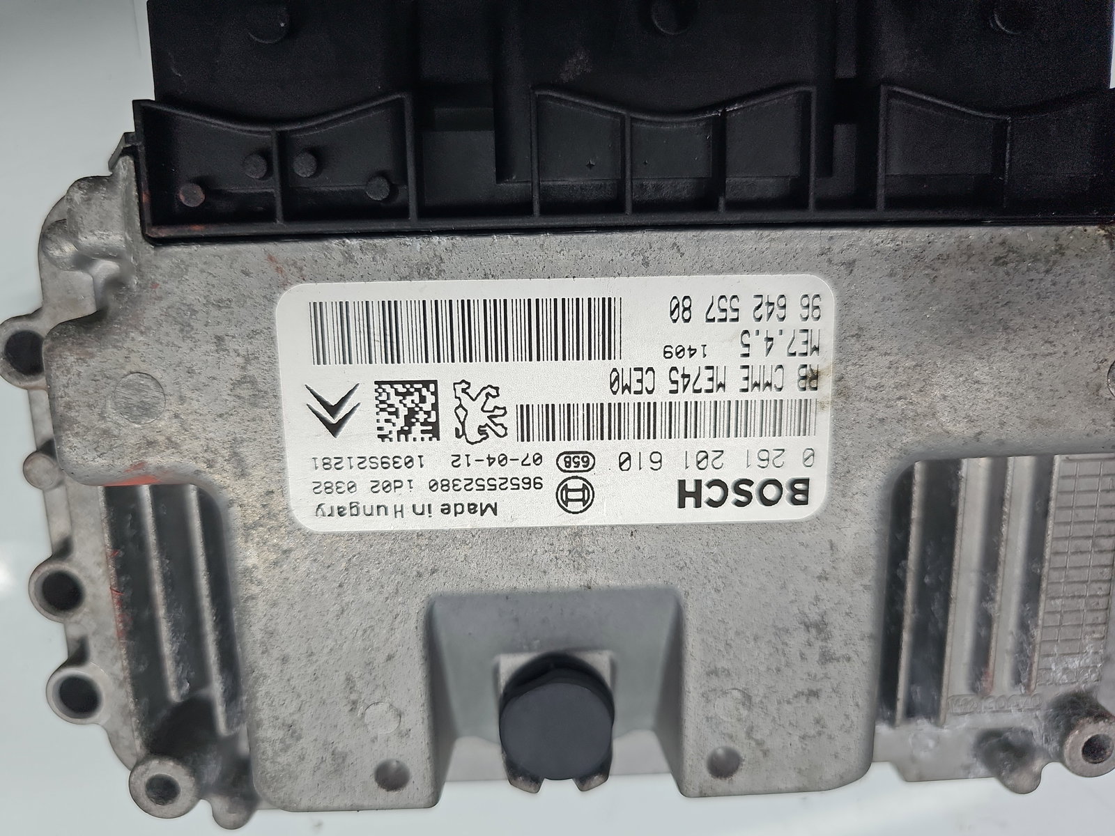 Calculator motor ECU PEUGEOT 307 [Fabr 2000-2008] 9664255780 1.6 HDI NFU 80KW / 109CP - imagine 4