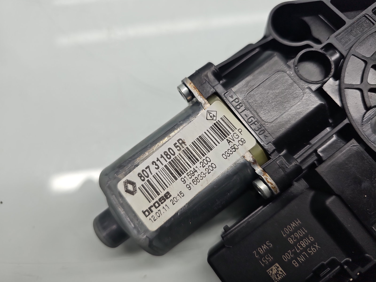 Motoras geam stanga spate Renault Scenic 3 (J95) Facelift [Fabr 2009-2015] 807311805R - imagine 5