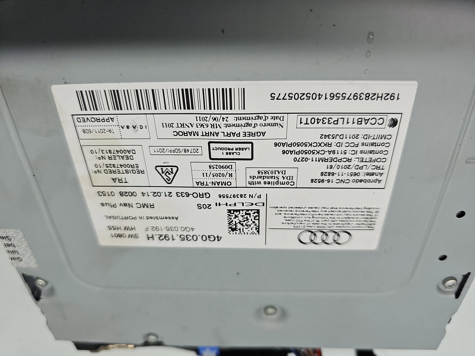 Unitate multimedia AUDI A6 (4G2, C7) [Fabr 2012-2017] 4G0035192H - imagine 5