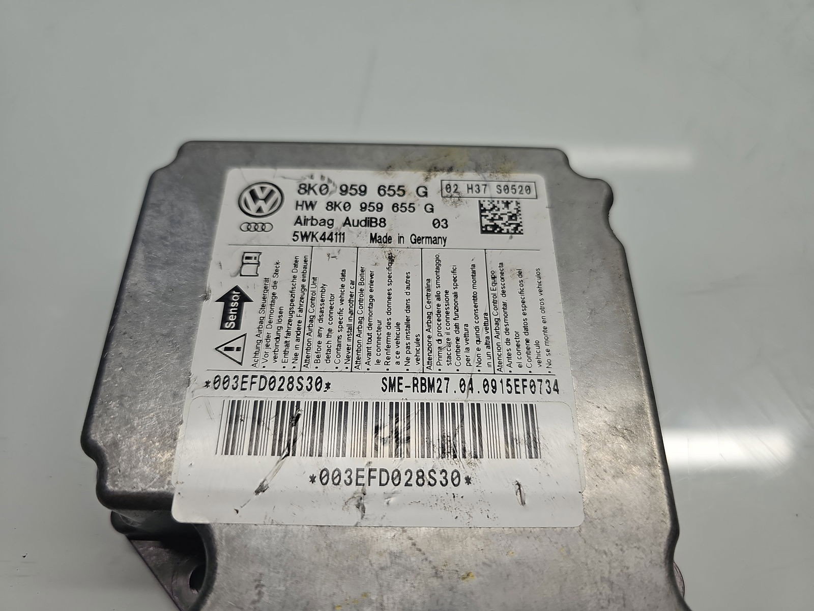 Calculator airbag AUDI A5 (8T3) [Fabr 2007-2015] 8K0959655G 2.0 TDI CAGA 105KW / 143CP - imagine 2