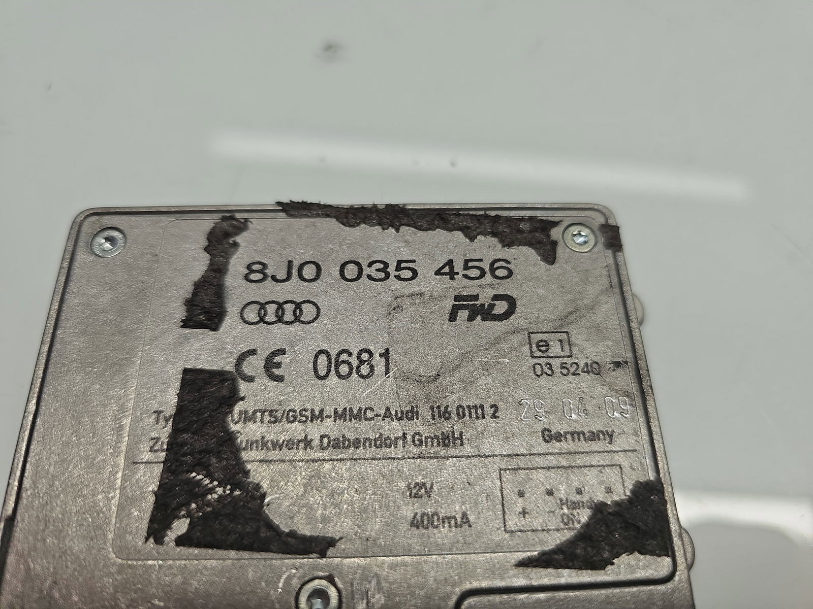 Amplificator antena AUDI Q5 (8RB) [ Fabr 2008-2016] 8J0035456 - imagine 2