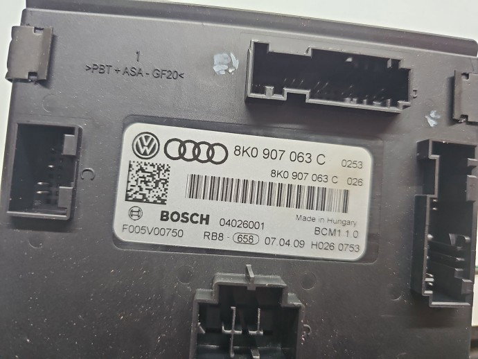 Modul control BCM AUDI Q5 (8RB) [ Fabr 2008-2016] 8K0907063C